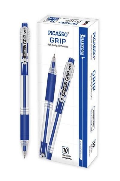 PICASSO GRIP BALL PEN PACK OF 10