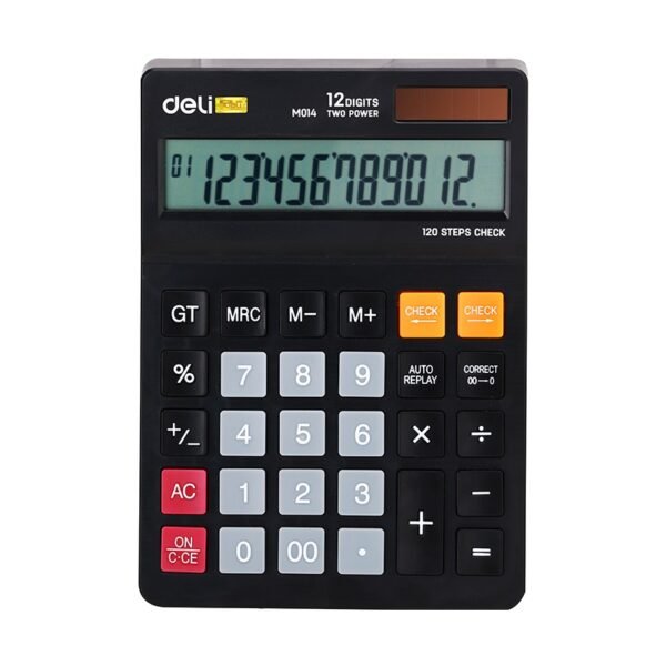DELI 12-DIGIT DESKTOP CALCULATOR EM01420
