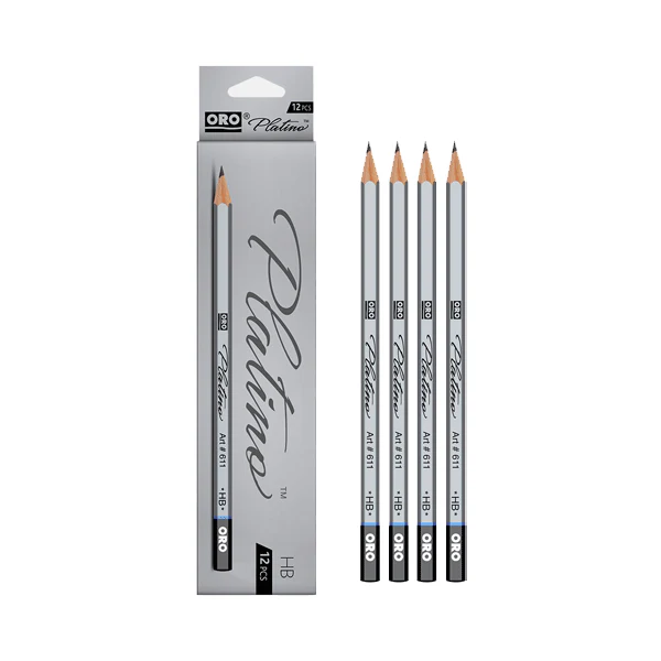 ORO PLATINO LEAD PENCIL PACK OF 12